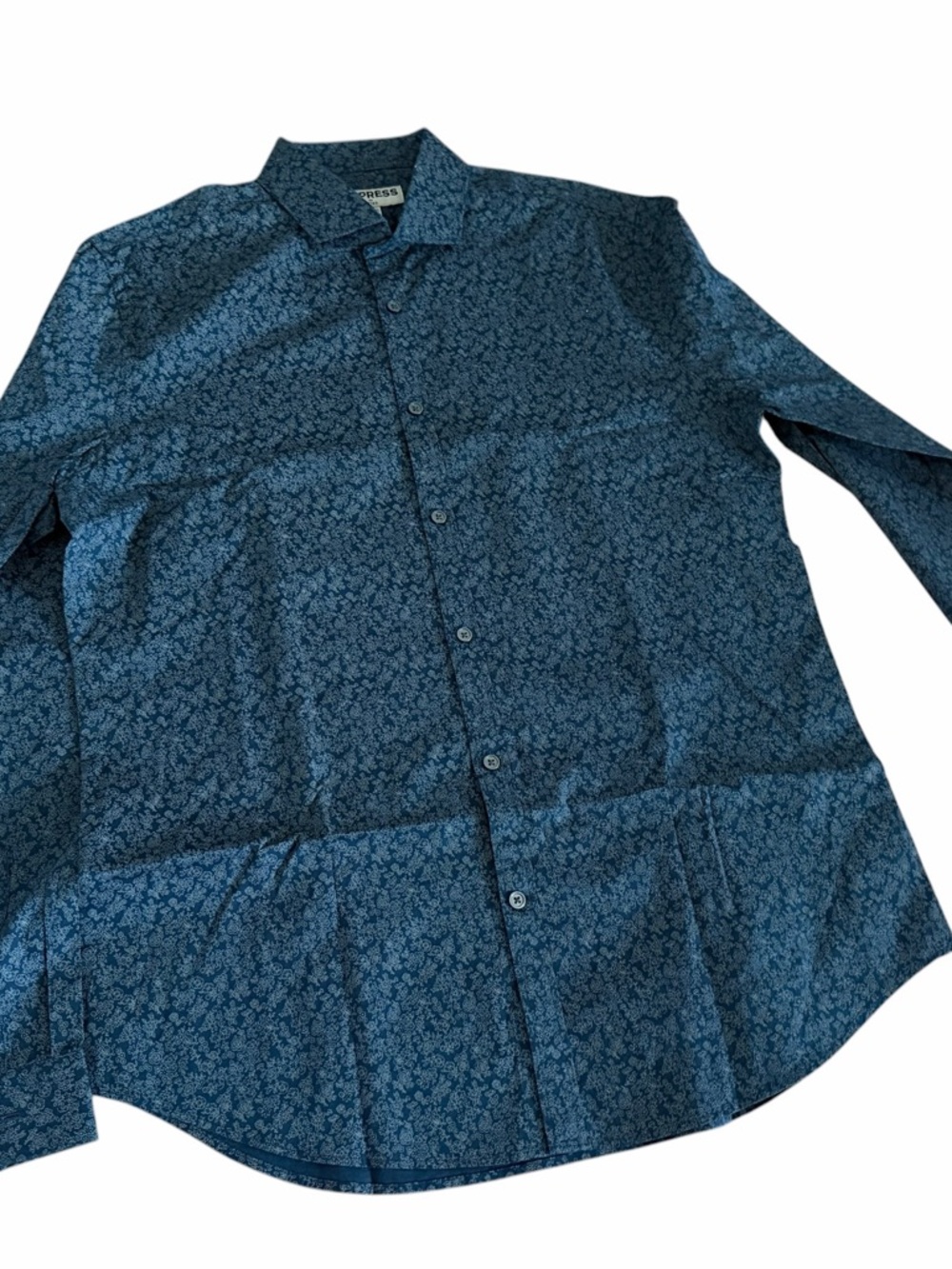 Express Men's Black Dress Shirt Plaid & Patterned Collared shirts bundle - Picture 5 of 9